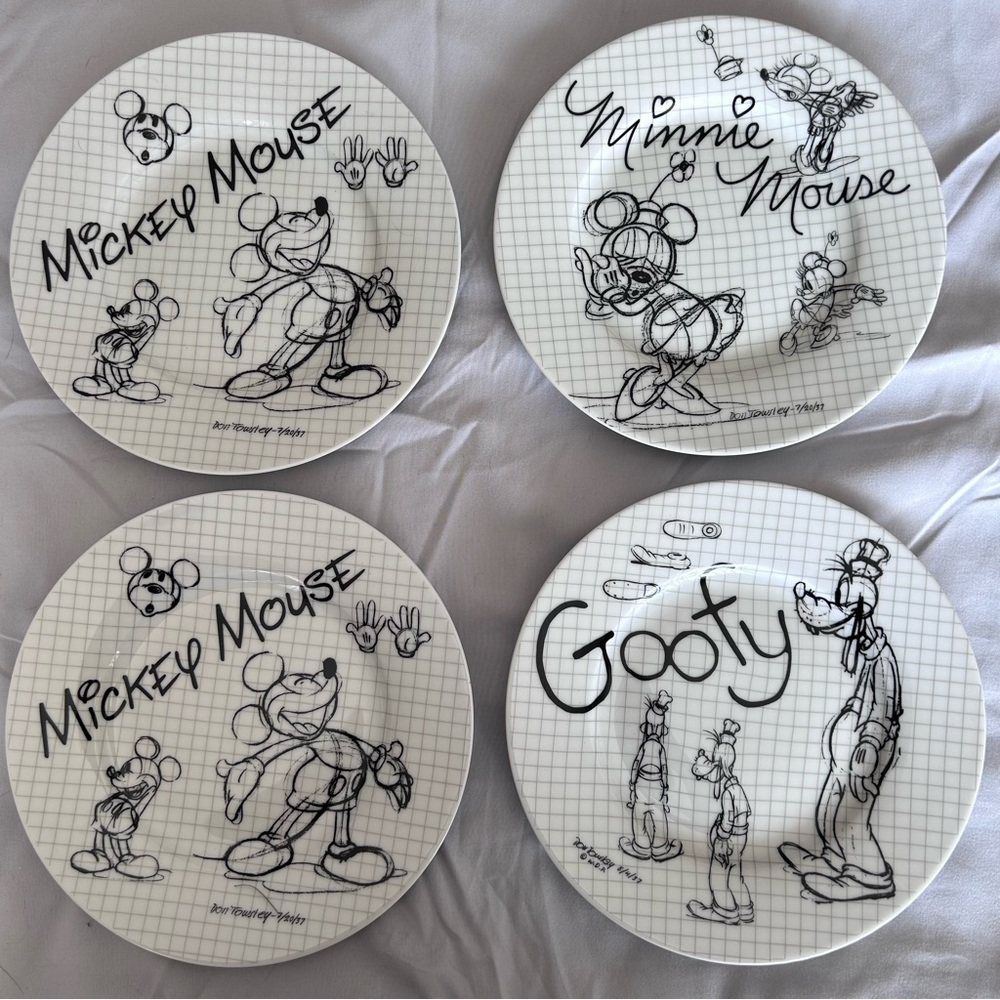 Disney Plates & Bowl